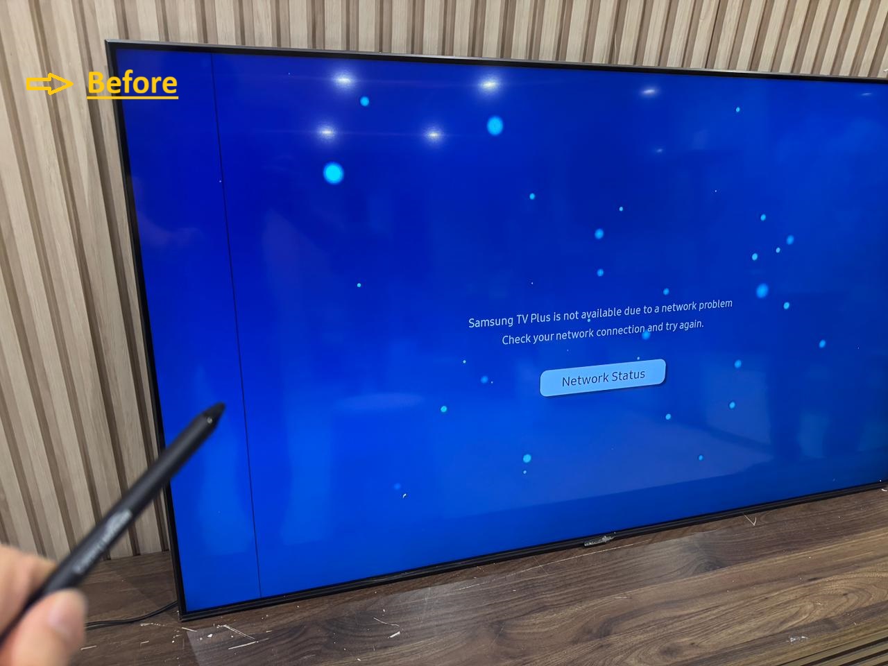 LG 55 inch TV with no power before repair